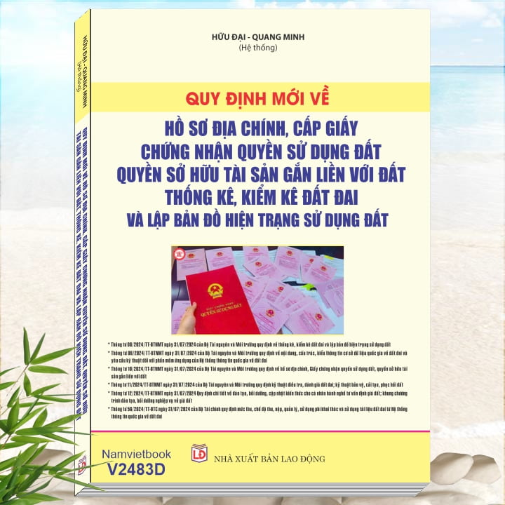 Quy Định Về Hồ Sơ Địa Chính, Cấp Giấy Chứng Nhận Quyền Sử Dụng Đất, Quyền Sở Hữu Tài Sản Gắn Liền Với Đất, Thống Kê, Kiểm Kê Đất Đai, Lập Bản Đồ Hiện Trạng