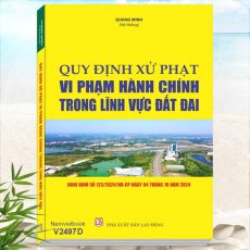 Sách Quy Định Về Xử Phạt Vi Phạm Hành Chính Trong Lĩnh Vực Đất Đai