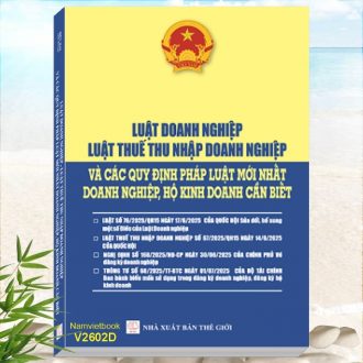 Sách Luật Doanh Nghiệp, Luật Thuế Thu Nhập Doanh Nghiệp Và Các Quy Định Pháp Luật Mới Nhất Doanh Nghiệp, Hộ Kinh Doanh Cần Biết