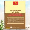 Sách Quy Định Thi Hành Điều Lệ Đảng - Quy Chế Làm Việc Mẫu Của Các Tổ Chức Cơ Sở Đảng