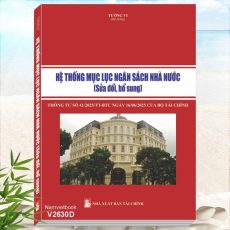 Sách Hệ Thống Mục Lục Ngân Sách Nhà Nước sửa đổi, bổ sung 2025 theo Thông tư số 41/2025/TT-BTC