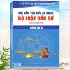 Chỉ Dẫn Tra Cứu Áp Dụng Bộ Luật Dân Sự (Hiện Hành) Năm 2015 - Chủ biên: TS. Trần Văn Hà, NCS. Phạm Thị Hằng, ThS. Hà Lệ Thủy